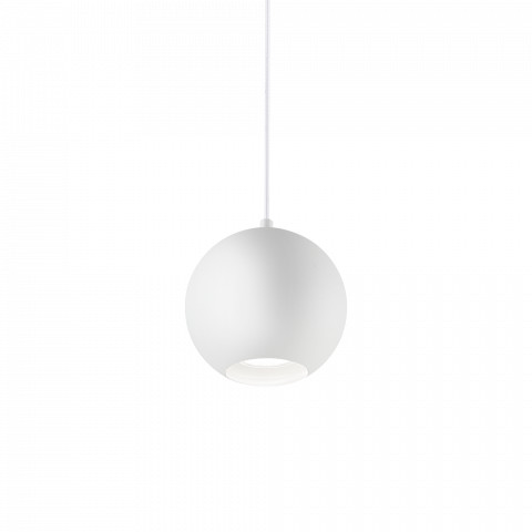 Ideal Lux Lampa wisząca Mr Jack SP1 Big 231273 pojedyńcza oprawa świetlna w kolorze białym 231273