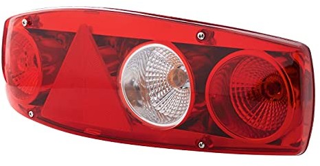 Hella HELLA 2VA 341 419-011 Lampa tylna zespolona - Caraluna II - Halogen - 12V - Zabudowa - Kolor szkła reflektora: czerwony - z lewej 2VA 341 419-011