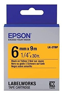 Epson Ribbon LK-2YBP Yellow/Black C53S652002