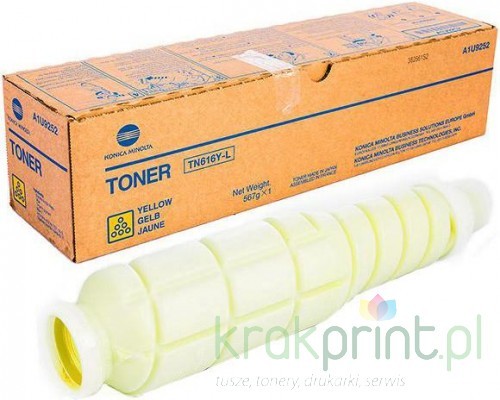 Konica Minolta Toner Minolta Bizhub C6000L | TN-616Y-L | 27,9tys A1U9252) Yellow A1U9252