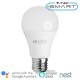 V-TAC Żarówka LED WiFi 9W E27 A65 Kompatybilna z Amazon Alexa i Google Home VT-5010 4000K 800lm SKU 7451
