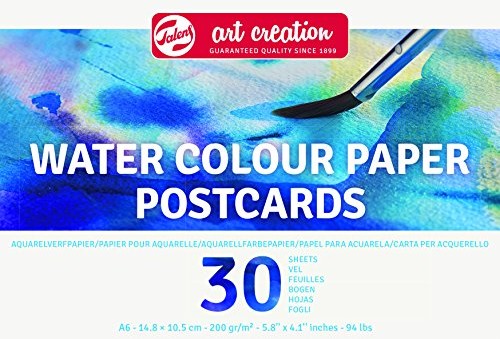 Talens Art Creation Nowy papier akwarelowy kartka pocztowa 10,5 x 14,8 cm 30 kartek 9317009M