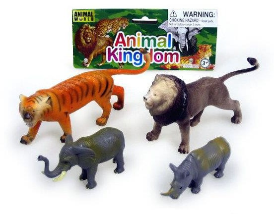 Hipo Zwierzęta dzikie 4szt w worku 71170