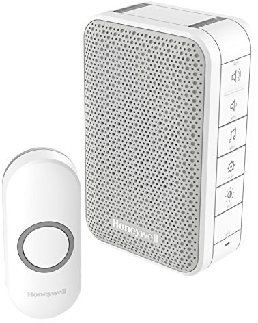 Honeywell Series 3 Portable Wireless Doorbell 150 m White dc313 N by Honeywell