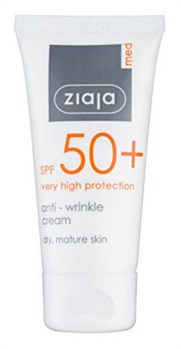 Ziaja Krem przeciwzmarszczkowy do opalania SPF 50+ Anti Wrinkle Cream) 50 ml