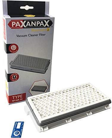 Miele Paxanpax Paxanpax PFC1060 antyalergiczny filtr do odkurzacza ze wskaźnikiem czasowym do SF-HA50 9616280, S4000, S5000, S6000, S8000, biały PFC1060