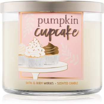 Bath & Body Works Pumpkin Cupcake świeczka zapachowa 411 g
