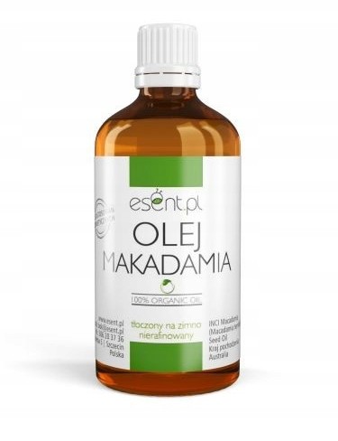 MACADAMIA Olej Makadamia nierafinowany, zimnotłoczony 100 ml