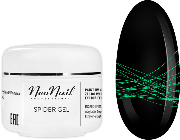 Neonail SPIDER GEL NEON GREEN 5ML