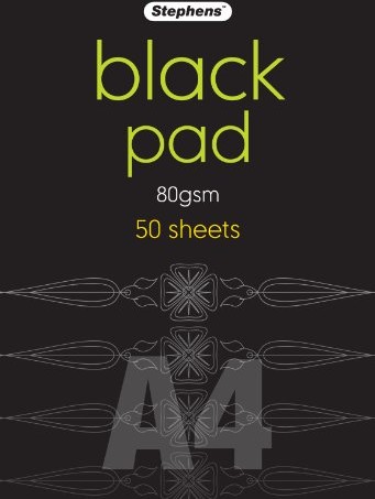 Unbekannt Stephens RS545453 papier DIN-A4, czarny, wyprodukowano w Wielkiej Brytanii RS545453