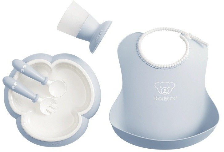 Baby Bjorn Zestaw obiadowy, Powder Blue