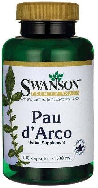 SWANSON PAU D''ARCO Lapacho 500mg (100kaps) Pau Darco sw-040