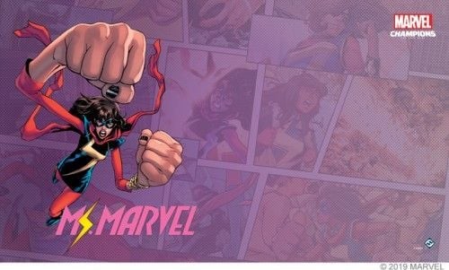 Fantasy Flight Games Fantasy Flight Games Marvel Champions Ms Marvel Game Mat 2000872