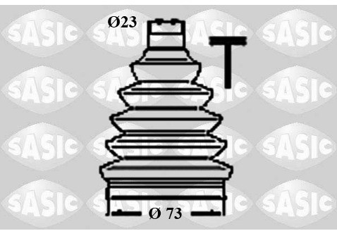 SASIC Zestaw osłon, półoś napędowa SASIC 1906057