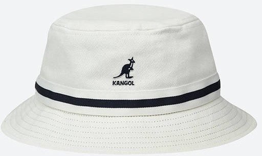 Kangol Kapelusz Stripe Lahinch K4012SP WHITE K4012SPWHITE