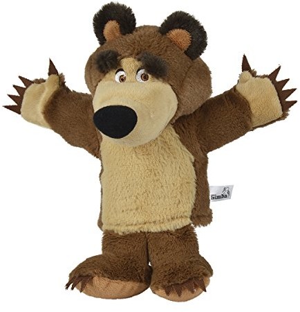 Simba 109308207  Masza i niedźwiedź pluszowy miś ręcznie lalek 28 cm
