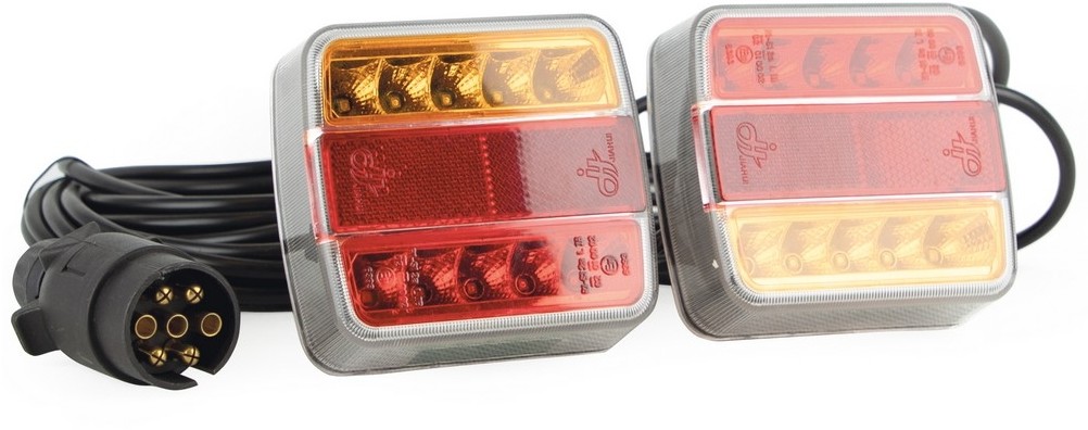 KT Trade LED Światło pozycyjne MAGNET LED/2,6W/12V IP67 czerwony/pomarańczowy