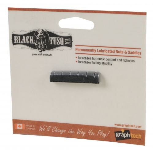 Gibson Graphtech Graphtech Black TUSQ XL siodełko Jumbo do gitary typu (44,07 x 9,30 x 4,98 mm, E-E: 36,20 mm)