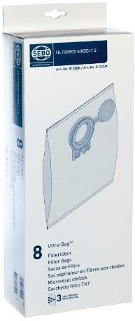 Sebo Pojemnik filtrujący D 8120 do Airbelt D z 8 saszetkami filtrującymi Ultra-Bag 3-warstwowymi z pokrywą filtra 8120AM