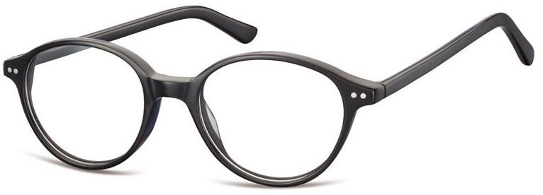 Sunoptic Czarne Okulary oprawki okragle CP147A
