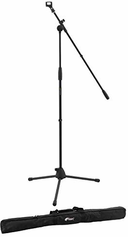 World Rhythm World Rhythm Stojak na mikrofon Boom i klips mikrofonowy  regulowany stojak mikrofonowy ze statywem i klipsem do mikrofonu i torbą do przenoszenia WR-502