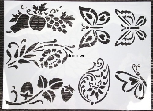 SZABLONY DO MALOWANIA RYSOWANIA NADRUKÓW 29 x 39cm 4