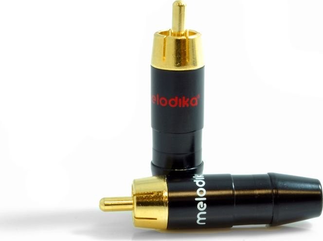 Melodika MDRCA28 wtyki RCA na kabel 8mm 2 szt