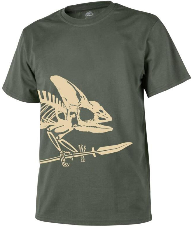 Helikon tex T-Shirt (Full Body Skeleton) - Bawełna - Olive Green - S (TS-FBS-CO-02-B03) HE.TS-FBS-CO-02-B03