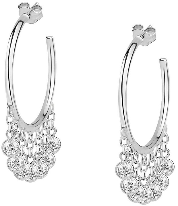 KOLCZYKI LA PETITE STORY CERCHI JEWEL LPS01AQB03