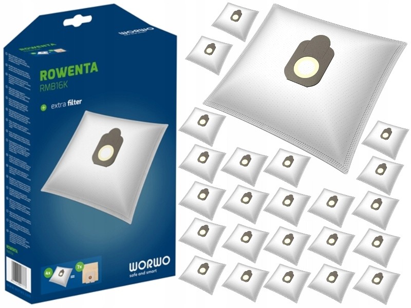 ROWENTA 24 Worki Do Odkurzacza Tefal Silence Force