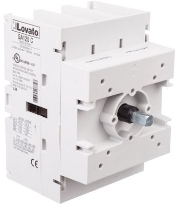 LOVATO Rozłącznik izolacyjny 3P 125A do wbudowania bez pokrętła GA125C