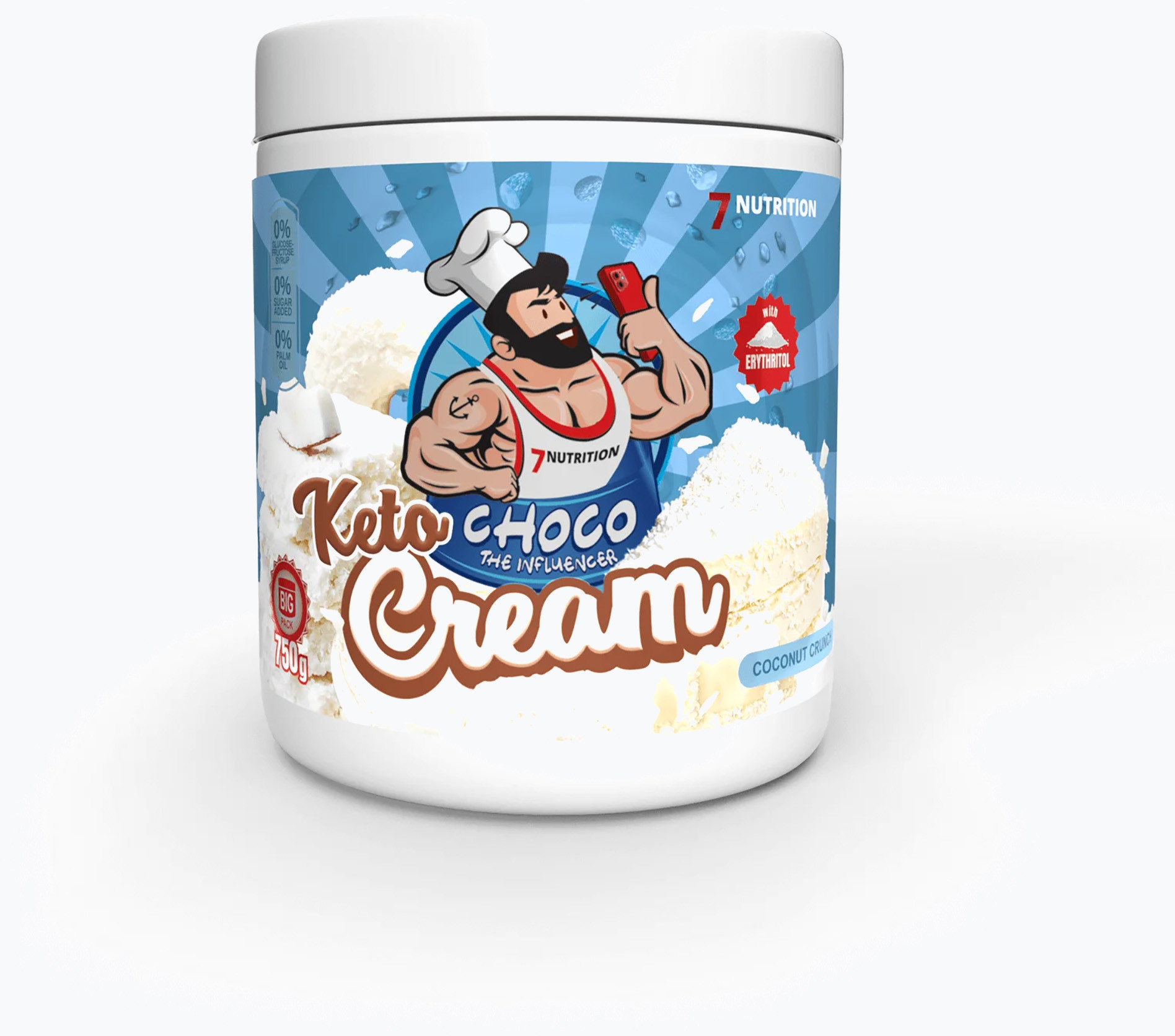 7Nutrition Cream KETO 750g Coconut Crunch
