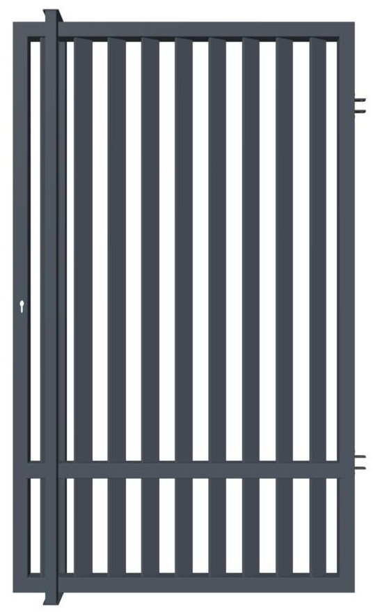 POLARGOS Furtka ogrodzeniowa AGAT uniwersalna 94 cm z elektrozaczepem