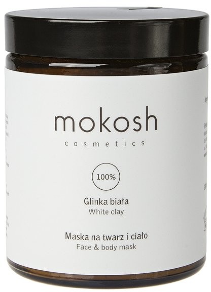 Mokosh Mokosh Face & Body Mask White Clay maska na twarz i ciało Glinka Biała 180ml
