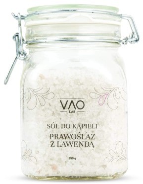 VAO Lab Sól do kąpieli Prawoślaz z lawendą, 650 g, VAO Lab EDCC-82940