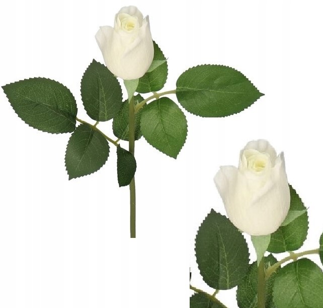 Róża Pojedyncza Sylikonowa Jak Żywa 55CM Róże