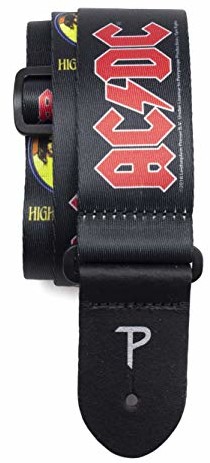 P Perri's Leathers Ltd. Perri's Leathers LPCP-8014 ACDC 2 poliestrowy pasek do gitary LPCP-8014