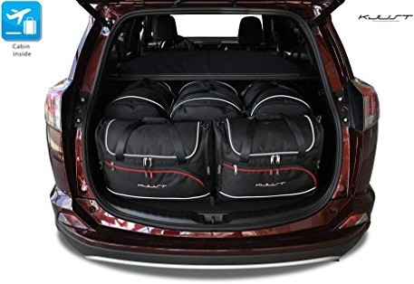 Kjust Carbags massges chniederte torby podróżnej Auto fr Toyota Rav 4 kieszenie, IV, 2013-rolki zestaw kjust univ