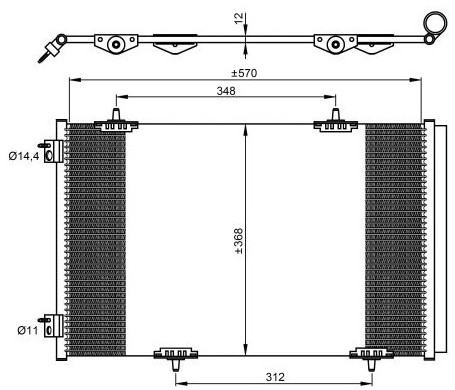 NRF Skraplacz, klimatyzacja 350066