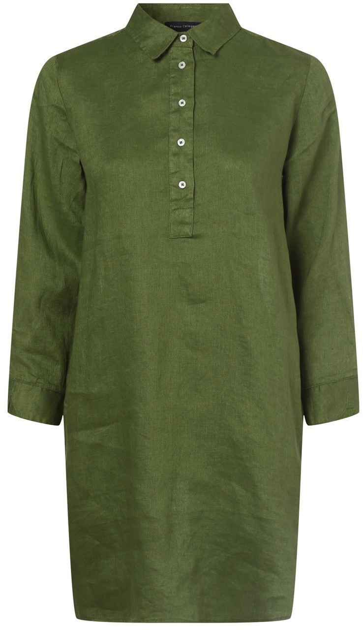 Franco Callegari Franco Callegari - Damska bluzka lniana, zielony