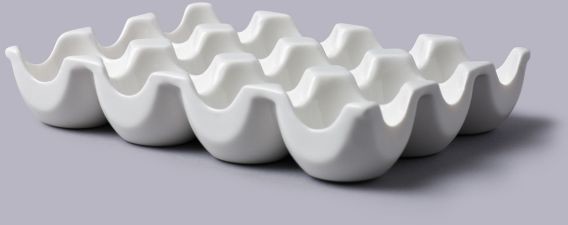 W.m. bartleet & sons Porcelanowy pojemnik do przechowywania jajek - 12