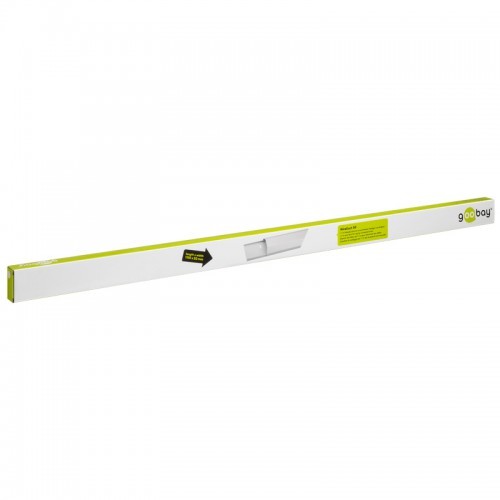 goobay Listwa aluminiowa, osłona 1,1mx50mm Goobay Biała AKMKLA50MMB