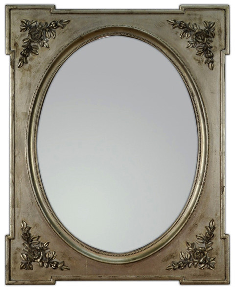 D2.Design Lustro wiszące Neron 65x80 srebrny 5908252665464