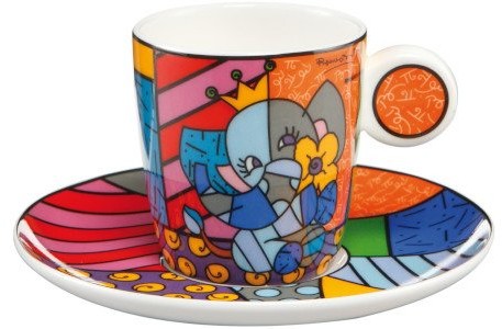 Goebel Filiżanka do epresso Spring Elephant Romero Britto Goebel 66-452-29-1