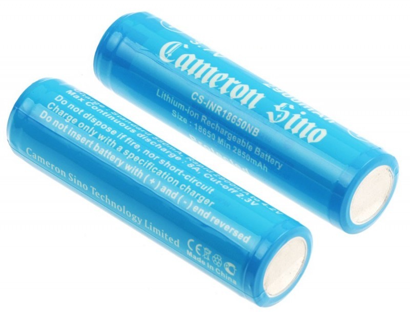 Cameron Sino 2x akumulator 18650 2900mAh 10.73Wh Li-Ion 3.7V z zabezpieczeniem PCM Cameron Sino)