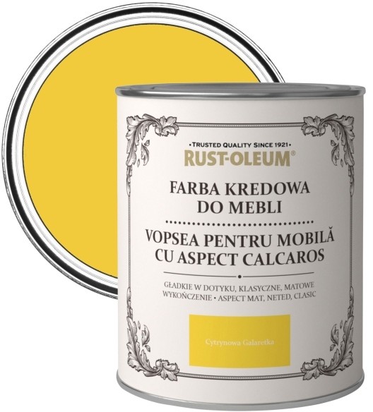 Rust-Oleum Farba kredowa do mebli Rust-Oleum cytrynowa galaretka 0 125 l R0070043X5