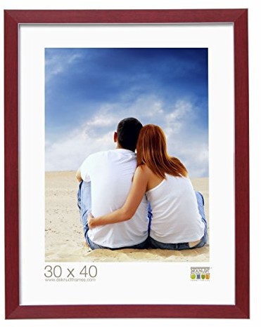 Deknudt Frames Deknudt ramki s41vk4  10.0 X 15.0 ramka na zdjęcia, żywica syntetyczna, wąski, czerwony, czerwony, 9 x 13 cm S41VK4-9.0X13.0