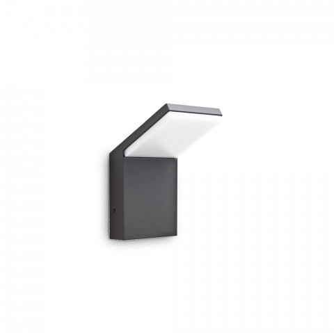 Ideal Lux Kinkiet Style AP1 246857 zewnętrzna oprawa ścienna w kolorze antracytu