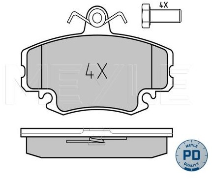 Wulf Gaertner Autoparts Zestaw klocków hamulcowych, hamulce tarczowe Wulf Gaertner Autoparts 025 214 6318/PD