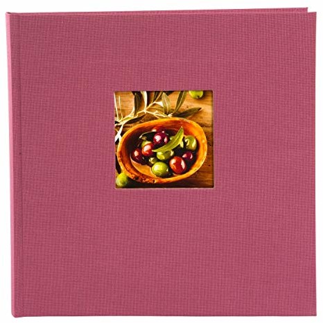goldbuch Złota książka album fotograficzny z wycięciem na zdjęcie, Bella Vista, Fuchsia, 25x25 cm